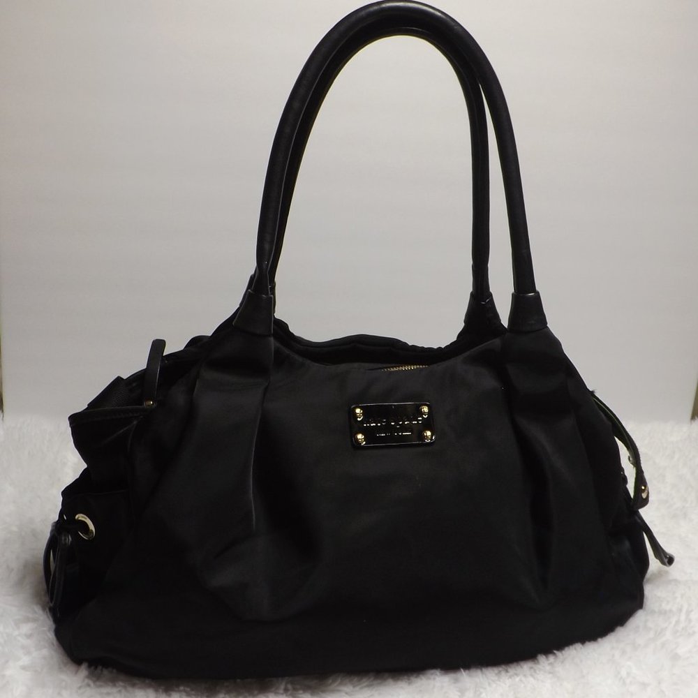 Kate Spade  New York Black Hand Shoulder  Tote Bag